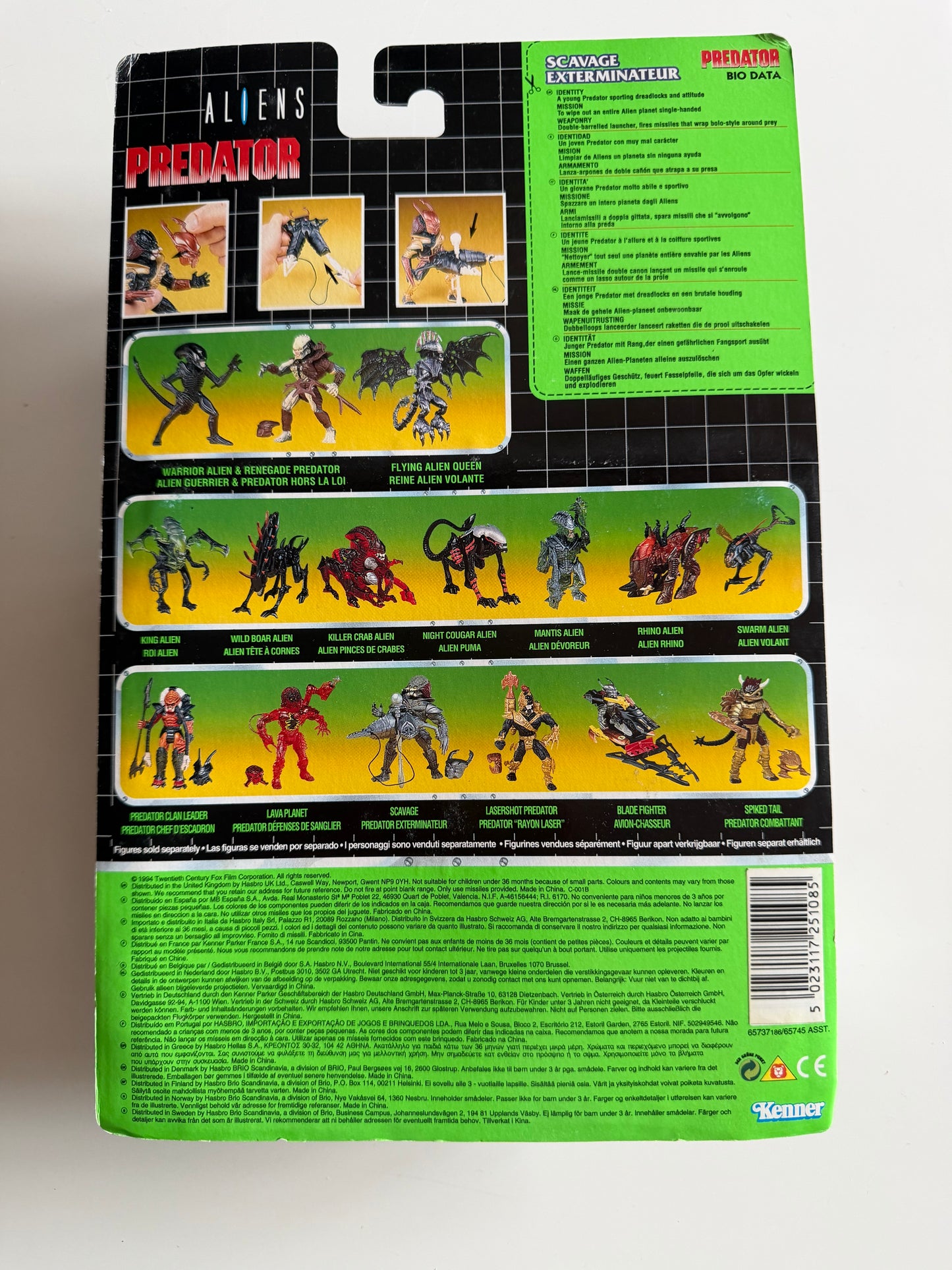 Action figures Alien Predtor Nightstorm Kenner 1994
