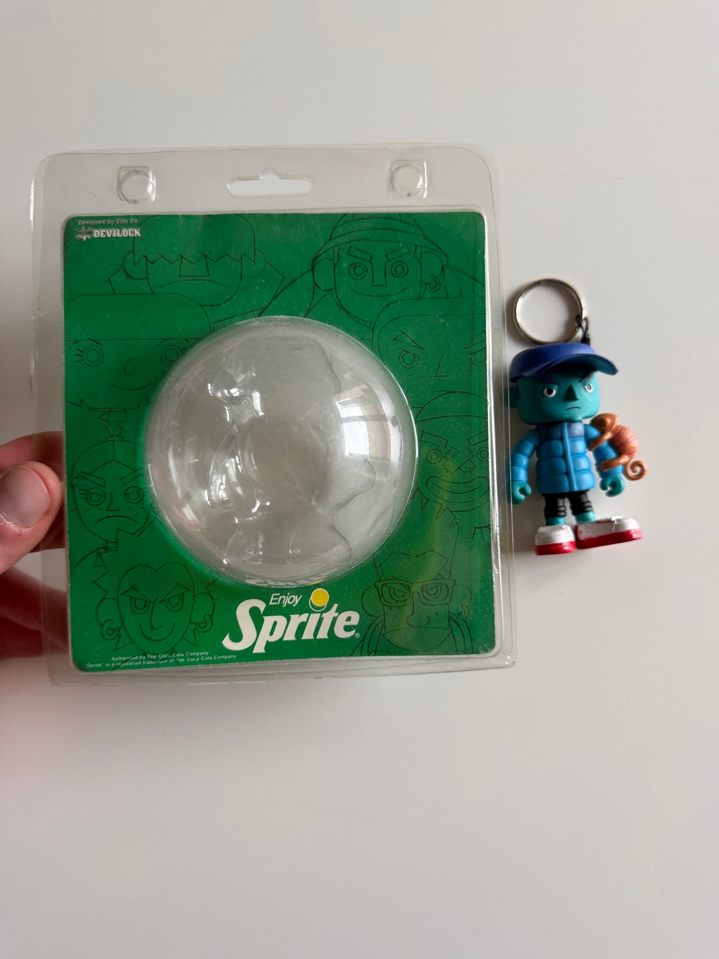 Eric So keychain x cocacola and sprite