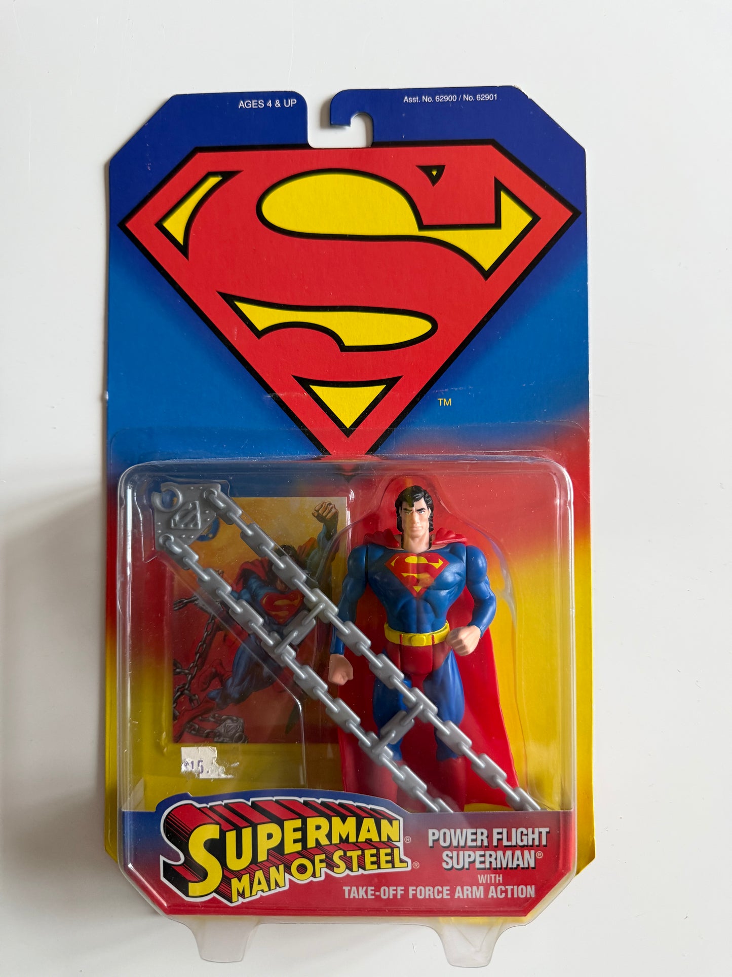 Action figure Superman Man of steel Power Flight kenner 1995